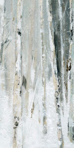 Snowy Birch II by Carol Robinson Oil Painting