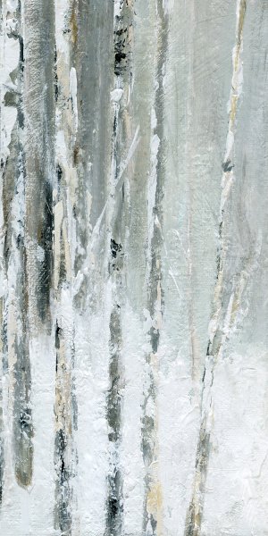 Snowy Birch III by Carol Robinson Oil Painting