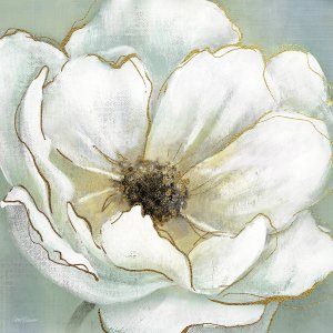 Soft Teal Splendor by Carol Robinson Oil Painting