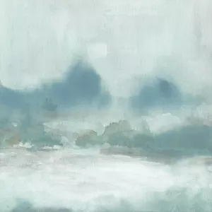 Softly Raining Oil Painting by Carol Robinson - Contemporary