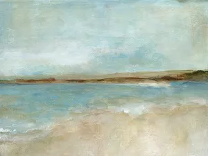 Solitary Beach Oil Painting by Carol Robinson - Bestsellers