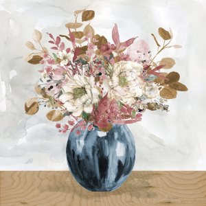 Sophisticated Fall Bouquet by Carol Robinson Oil Painting