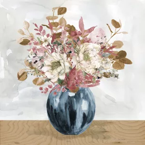 Sophisticated Fall Bouquet by Carol Robinson Oil Painting