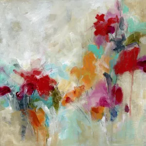 Spectrum Floral by Carol Robinson Oil Painting