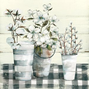 Spring Gingham I by Carol Robinson Oil Painting