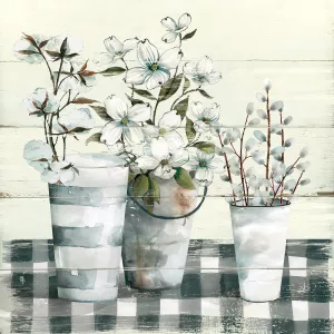 Spring Gingham I by Carol Robinson Oil Painting