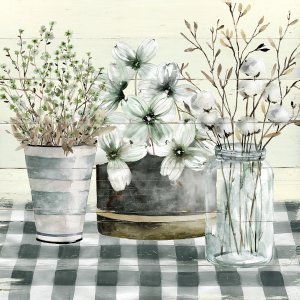 Spring Gingham II by Carol Robinson Oil Painting