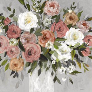 Spring Roses by Carol Robinson Oil Painting