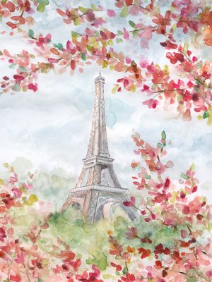 Springtime in Paris by Carol Robinson Oil Painting
