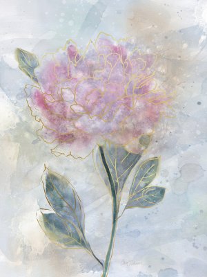 Stained Glass Peony by Carol Robinson Oil Painting