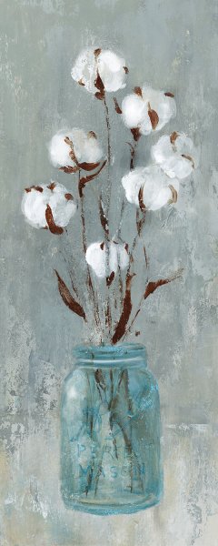 Stalks of Cotton II by Carol Robinson Oil Painting