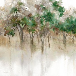 Subtle Forest Reflections Oil painting by Carol Robinson