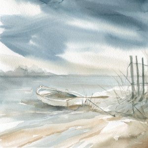 Subtle Mist III by Carol Robinson Oil Painting
