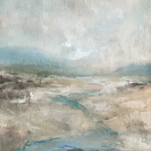 Summer Creek Bed Oil Painting by Carol Robinson - Contemporary