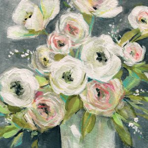 Summer Ranumculus by Carol Robinson Oil Painting