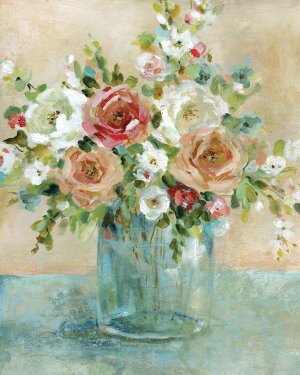 Sun Drenched Arrangement by Carol Robinson Oil Painting