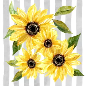Sunflower Array II by Carol Robinson Oil Painting