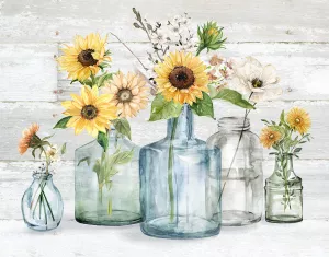 Sunflower Extravaganza by Carol Robinson Oil Painting