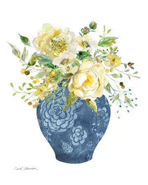 Sunny Chinoiserie I by Carol Robinson Oil Painting