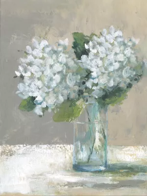 Sunny Day Hydrangea II by Carol Robinson Oil Painting