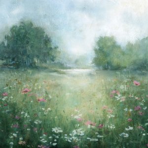 Sunrise Meadow by Carol Robinson Oil Painting