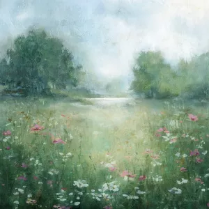 Sunrise Meadow by Carol Robinson Oil Painting