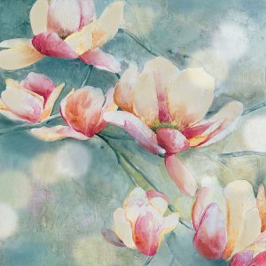Sweet Magnolias by Carol Robinson Oil Painting