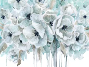 Teal Harmony II by Carol Robinson Oil Painting