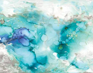 Teal Marble by Carol Robinson Oil Painting