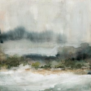 Textured Rain I by Carol Robinson Oil Painting