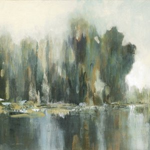 Textured Treeline I by Carol Robinson Oil Painting