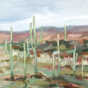 The Cactus Club II by Carol Robinson Oil Painting