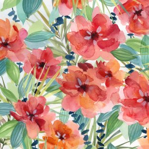Tropical Maze I by Carol Robinson Oil Painting