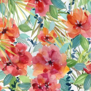 Tropical Maze II Oil painting by Carol Robinson