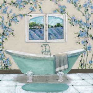 Tuscany Bath I by Carol Robinson Oil Painting