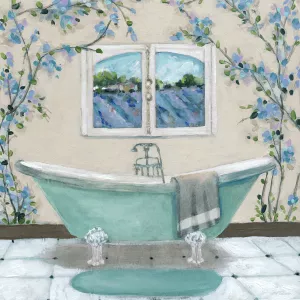 Tuscany Bath I Oil Painting by Carol Robinson - Bestsellers