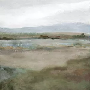 Valley View Oil Painting by Carol Robinson - Contemporary