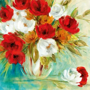 Vibrant Bouquet I by Carol Robinson Oil Painting