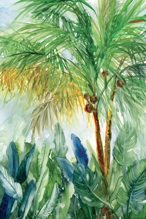 Vintage Palm I by Carol Robinson Oil Painting
