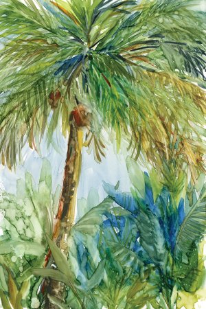 Vintage Palm by Carol Robinson Oil Painting