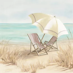 Vintage Vacation II Oil Painting by Carol Robinson - Contemporary