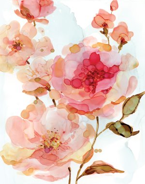 Vivid Roses by Carol Robinson Oil Painting