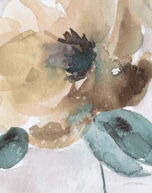 Watercolor Poppy II by Carol Robinson Oil Painting