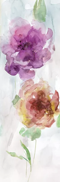 Watercolor Stems I by Carol Robinson Oil Painting