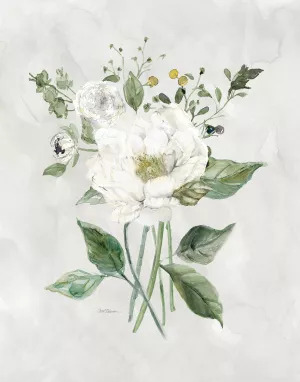 White Farmhouse Botanical II by Carol Robinson Oil Painting