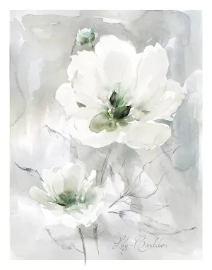 White Lily by Carol Robinson Oil Painting