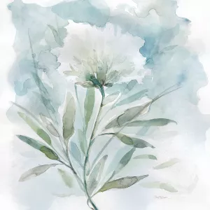 Wild Thistle Bloom II by Carol Robinson Oil Painting