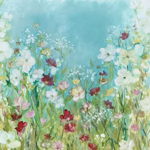 Wildflowers and Lace by Carol Robinson Oil Painting
