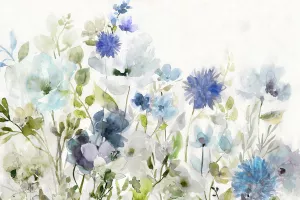 Wildflowers in Blue by Carol Robinson Oil Painting