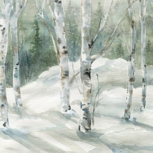 Winter Wonderland II by Carol Robinson Oil Painting
